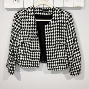 Karl Lagerfeld Paris Houndstooth Jacket Medium